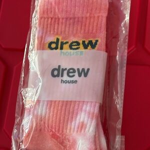 Drew House Pink Tie-Dye Casual Socks